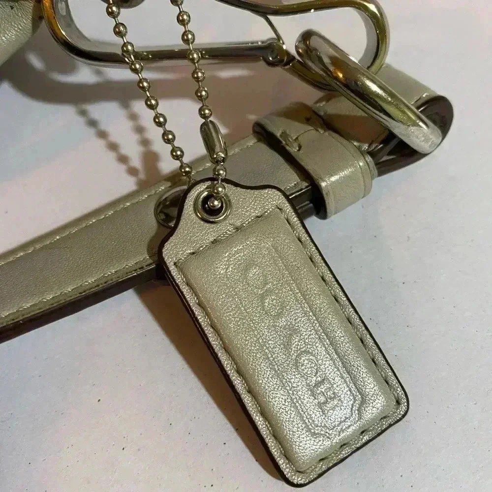 Coach grey leather satchel handbag - Picture 7 of 12